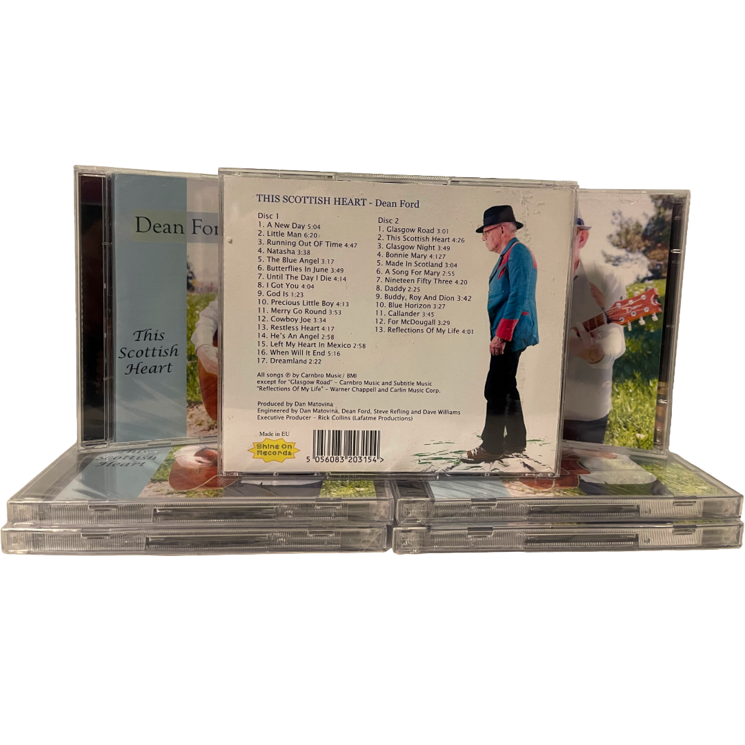 This Scottish Heart by Dean Ford Double CD back cover tracklist
